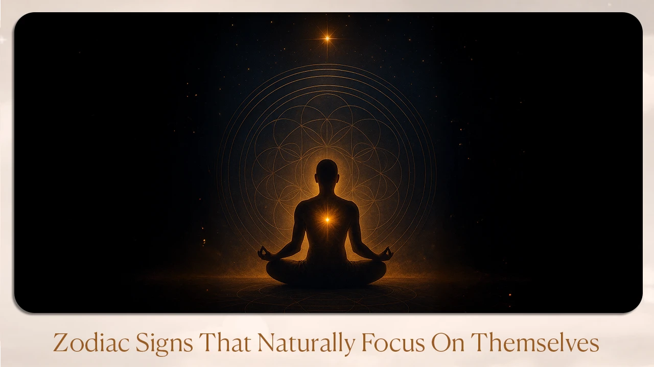 Zodiac signs that naturally focus on themselves
